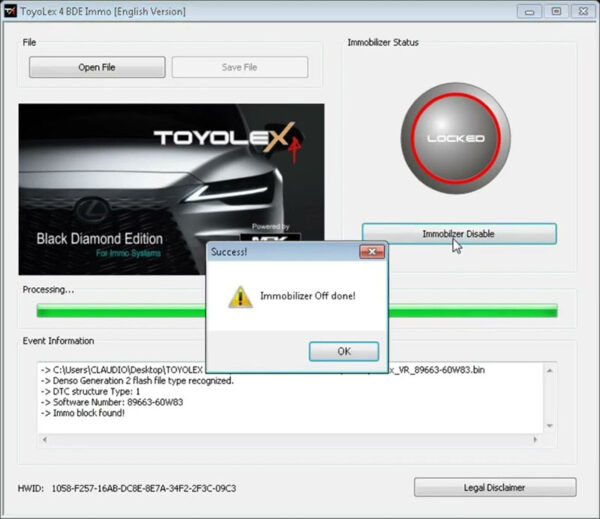 TOYOLEX 4 BLACK INMO