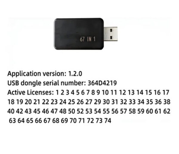 PCMFLASH DONGLE 67 EN 1 V.KTM
